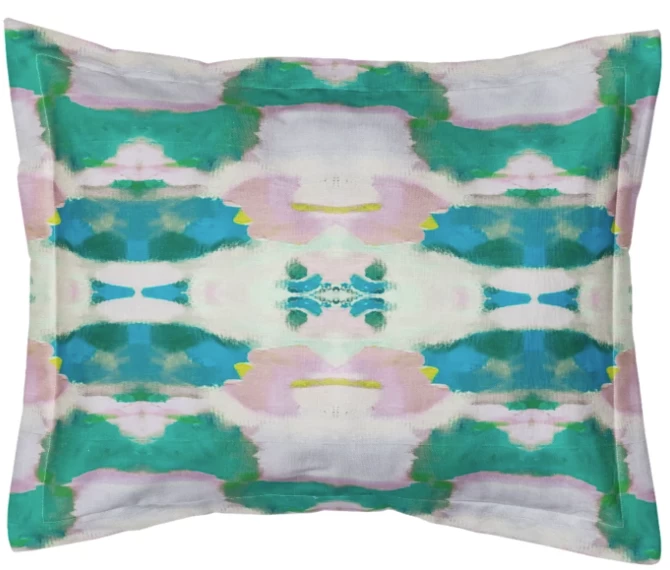 Laura Park Designs Flower Child Emerald Euro Microlux Sham