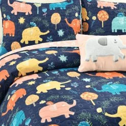 Hygge Elephant Quilt 3Pc Set -Bedding Store 02d2b728488442bd99fb46a4d005513b