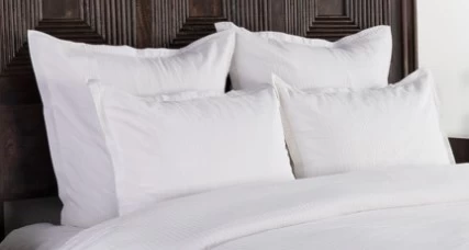 Classic Home Karina 3-Piece White Queen Duvet Set 4 Classic Home Karina 3-Piece White Queen Duvet Set - Image 2