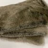 HomeRoots 50" X 60" Royal Dark Gray Long Hair Faux Fur Throw -Bedding Store 0816c2ce030f41fe9853f80d6d445861