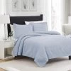RT Designers Collection Milla 3pc Pinsonic Premium Quality All Season Quilt Set For Revitalize Bedroom King Blue -Bedding Store 09a69201d08446cd8d7a3eee9d1c9dc9