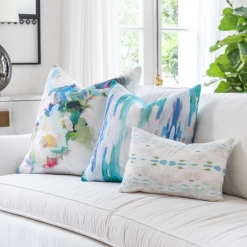 Laura Park Designs Flower Child Blue 14" X 20" Lumbar Pillow -Bedding Store 0a9a28b2 44d3 4d64 bd6e 03989e722695