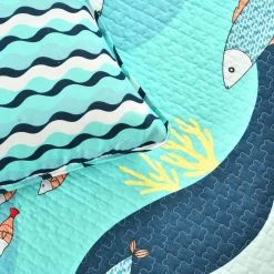 Sea Life Quilt 2Pc Set -Bedding Store 0ad9a72887a14c50ab3acdb0c9fe93b0
