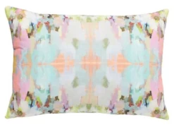Laura Park Designs Brooks Avenue Multi-Color 14" X 20" Lumbar Pillow