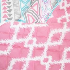 Navajo Stripe Malibu Reversible Oversized Quilt 2Pc Set -Bedding Store 0bc580e428584f30b2a439bb319512b7