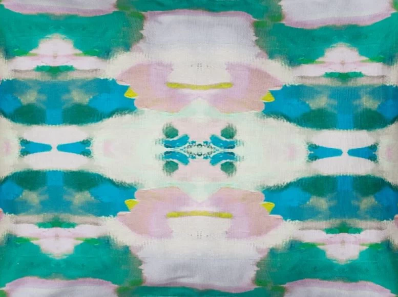 Laura Park Designs Flower Child Emerald Euro Microlux Sham 4 Laura Park Designs Flower Child Emerald Euro Microlux Sham - Image 2