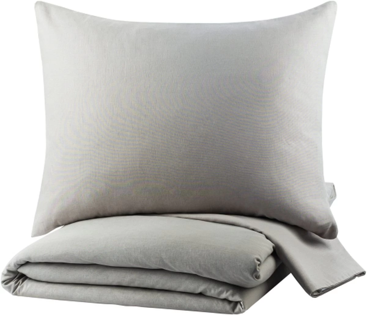 Surya Dawson Light Gray King/California King Duvet Set 3 Surya Dawson Light Gray King/California King Duvet Set