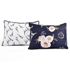 Vintage Paris Rose Butterfly Script Quilt 4Pc Set -Bedding Store 33c3bfb9ab364717baf7b1c3fb0521b6