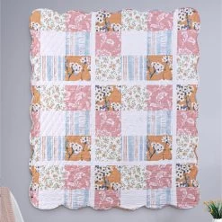 Greenland Home Everly Shabby Chic Quilted Premium Quality All Season Throw Blanket 50x60inch -Bedding Store 4325e1202a174a12b92bded18dab162b