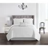 Chic Home Hayden Striped Box Stitched Design Bed In A Bag Quilt Set - King 104x90", White -Bedding Store 456cc91c58164f2c9ce5f6ddaf2c4db9