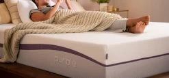 Purple® Essential Purple® Grid Technology Medium Firm Smooth Top Split King Mattress In A Box -Bedding Store 45d91cb0 a5ca 40ec b1ba 4277296c2d3c