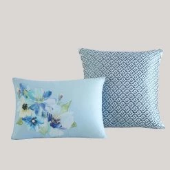 Bebejan Watercolor Blue 100% Cotton 5-Piece Reversible Comforter Set -Bedding Store 47c1f76daedb46079210ee57ab866b0d