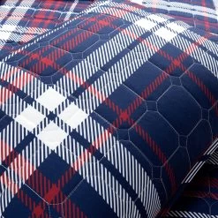 Grayson Farmhouse Plaid Reversible Quilt 3Pc Set -Bedding Store 4bf54c6b081946a5bb575a707ab47b01