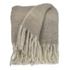 HomeRoots Super Soft Brown And White Chevron Handloomed Mohair Throw Blanket -Bedding Store 4c3bb405a2df42d49089ffae2969adb1