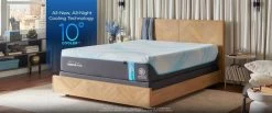 Tempur-Pedic® Tempur-LuxeBreeze® Hybrid Medium Tight Top Queen Mattress -Bedding Store 51e19d0a a15b 4f92 81d9 a7b559ad8a27