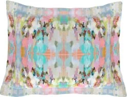 Laura Park Designs Brooks Avenue Multi-Colored Microlux King Sham