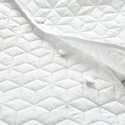 French Country Geo Ruffle Skirt Bedspread 3Pc Set -Bedding Store 56dcb7fd00fd498db0ed830c691870e1