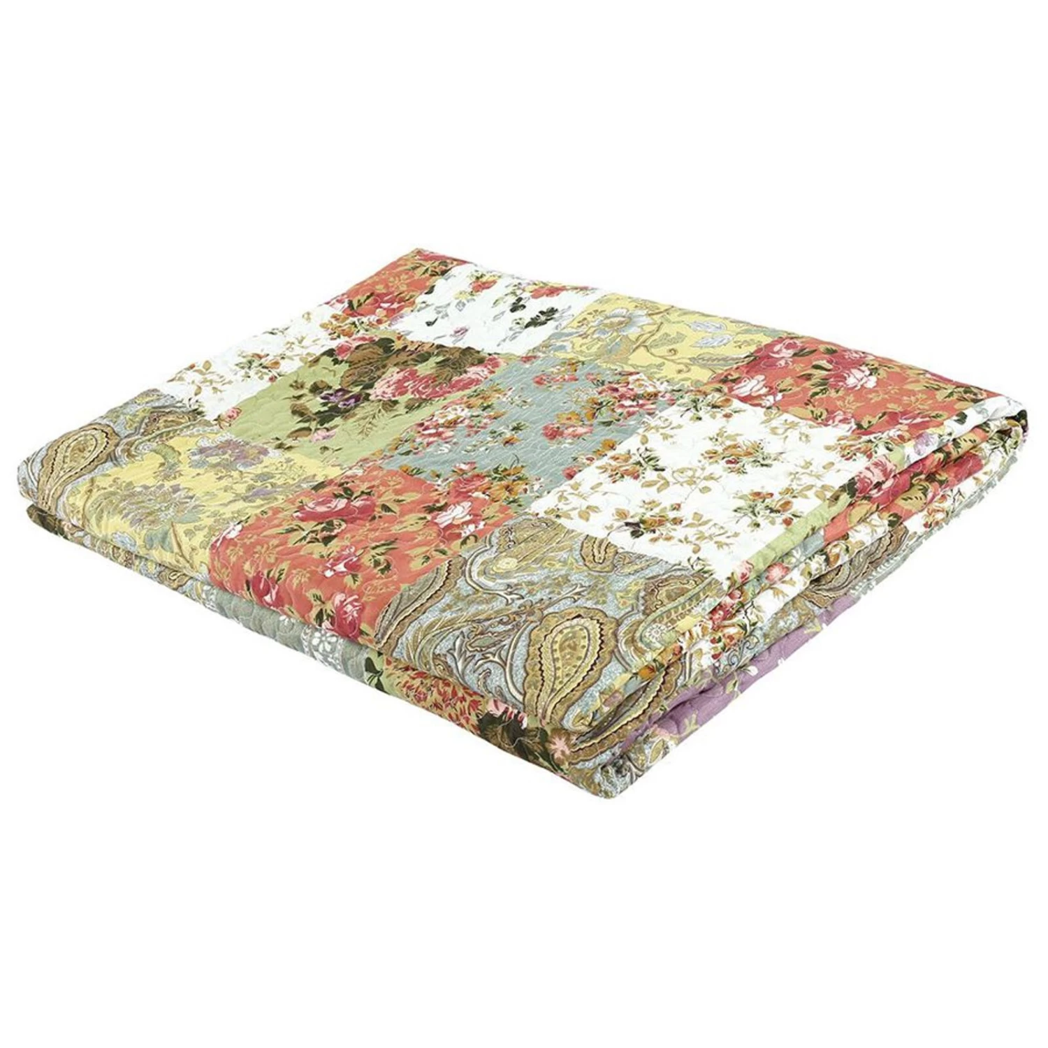 Legacy Decor 3 PCS Paisley Stitched Pinsonic Reversible Lightweight All Season Bedspread Quilt Coverlet Oversize, Queen Size 8 Legacy Decor 3 PCS Paisley Stitched Pinsonic Reversible Lightweight All Season Bedspread Quilt Coverlet Oversize, Queen Size - Image 6