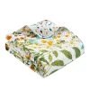 Chic Home Shea 2 Piece Quilt Set Reversible Hand Painted Floral Print Design Bedding Multi-color