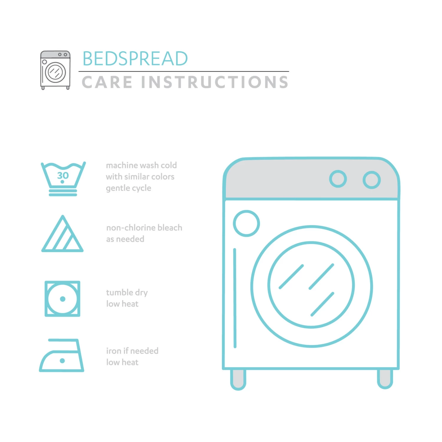 Ticking Stripe Bedspread 3Pc Set 8 Ticking Stripe Bedspread 3Pc Set - Image 6