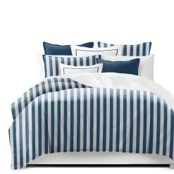 6ix Tailors Fine Linens Wave Runner Blue Comforter Set