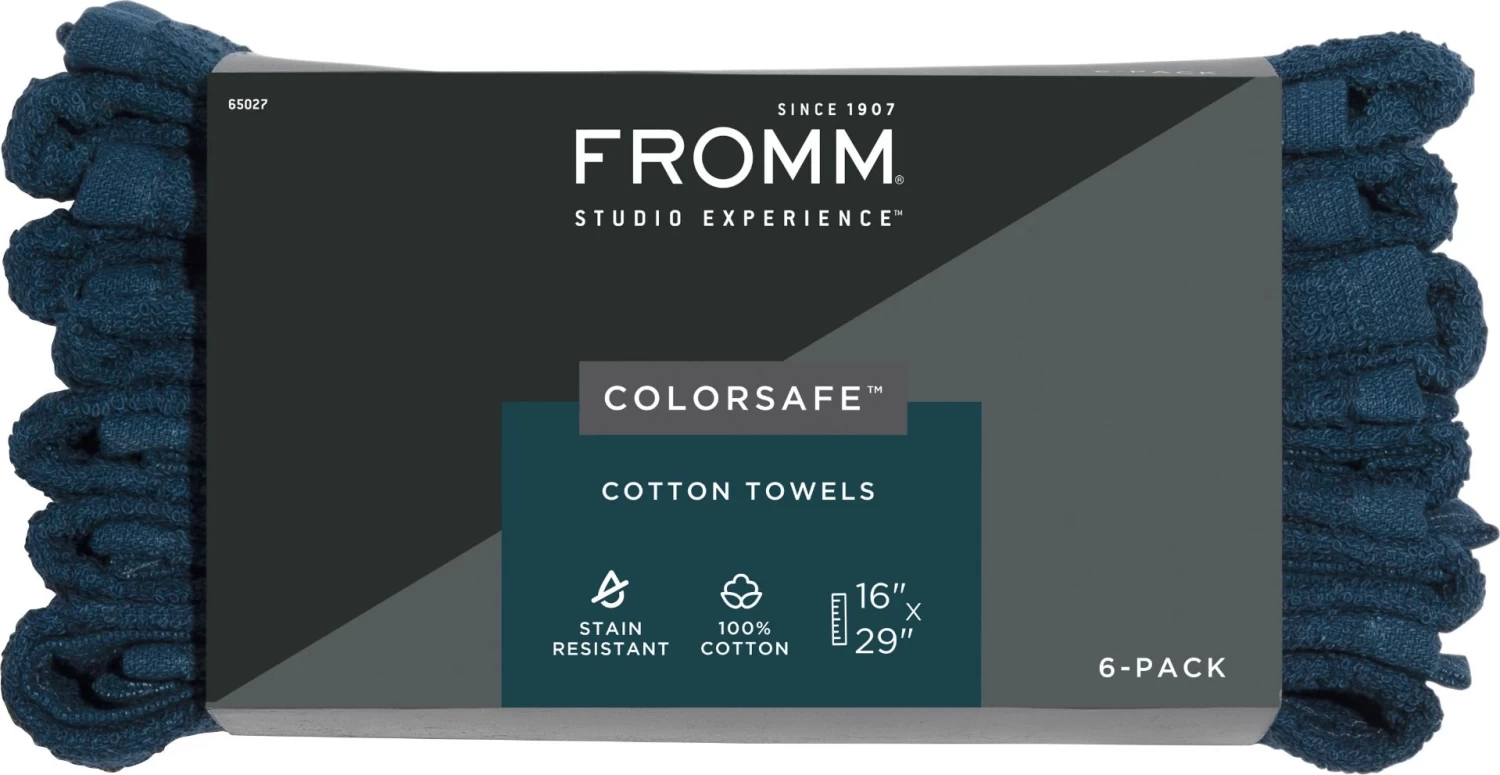 Fromm ColorSafe™ Cotton Towels - 6 Ct 3 Fromm ColorSafe™ Cotton Towels - 6 Ct
