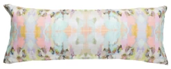 Laura Park Designs Brooks Avenue Multi-Color 14" X 36" Bolster Pillow