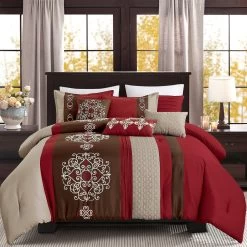 MarCielo 7 PCS Bedding Comforter Set