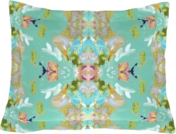 Laura Park Designs Stained Glass Turquoise King Sham