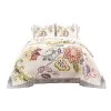 Aster Quilt Navy 3Pc Set Full/Queen -Bedding Store 73cc843157884a65b0e2ef0364db6145