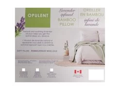 Cotton House - Lavender Infused Bamboo Pillow, King Size -Bedding Store 75ba9f355d5d4d6297c2bb228517e654