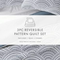 Reversible Quilt Coverlet With Sham(s) -Bedding Store 78ace765502342379ea52c07e73d9d09