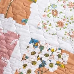 Greenland Home Everly Shabby Chic Quilted Premium Quality All Season Throw Blanket 50x60inch -Bedding Store 790b29b945e6441d9432a3f5cd3f8655