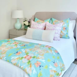 Laura Park Designs Stained Glass Turquoise King Duvet Cover