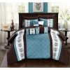 Chic Home Jack Pintuck Pieced Color Block Embroidery BedBag Comforter Set With Sheets Twin 8 Piece 2 Chic Home Jack Pintuck Pieced Color Block Embroidery BedBag Comforter Set With Sheets Twin 8 Piece -Bedding Store 81938c4458934f0c9a5a0a4ae8825bff