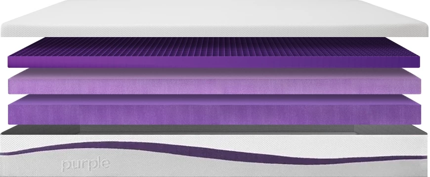 Purple® Essential Purple® Grid Technology Medium Firm Smooth Top King Mattress In A Box 6 Purple® Essential Purple® Grid Technology Medium Firm Smooth Top King Mattress In A Box - Image 4
