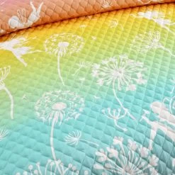 Make A Wish Dandelion Fairy Ombre Quilt 2Pc Set -Bedding Store 846c956f202b43468e53a69847ca1f59