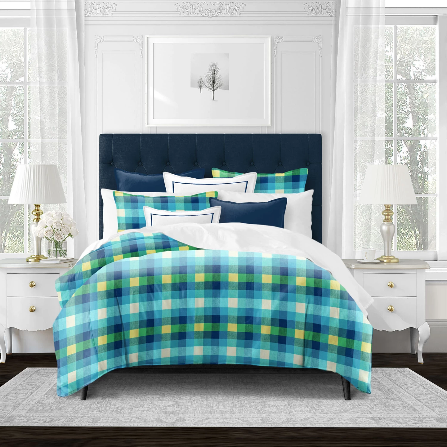 6ix Tailors Fine Linens Cape Cod Seaside Coverlet Set 4 6ix Tailors Fine Linens Cape Cod Seaside Coverlet Set - Image 2