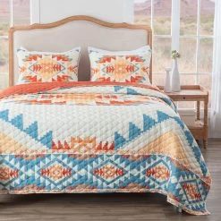 Greenland Home Horizon Fashions Southwestern Boho 2 Pieces Quilt Set -Bedding Store 8b6f7ef082b543b38775fc3c662e9727