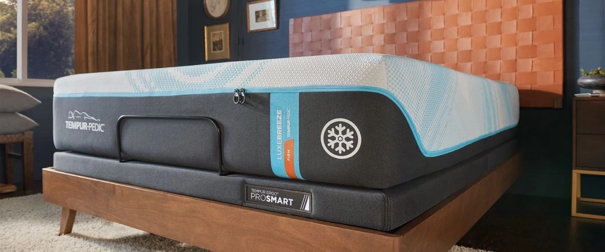 Tempur-Pedic® Tempur-LuxeBreeze® Memory Foam Firm Tight Top Split King Mattress 5 Tempur-Pedic® Tempur-LuxeBreeze® Memory Foam Firm Tight Top Split King Mattress - Image 3