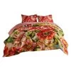 Dahl 3 Piece Quilt Set, 2 Pillow Shams, Polyester Fill, Multicolor-Benzara -Bedding Store 8c5f95fd42e04d84a8c4f84a213f6001