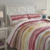 Signature Design By Ashley® Tammy Pink/Orange Full Comforter Set -Bedding Store 91875331 111a 4a3b 9466 2c36b280ff16