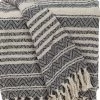 HomeRoots Parkland Collection Centra Transitional Beige 52" X 67" WOVEN HANDLOOM Throw -Bedding Store 9351bf8d6be24f09be46489b10682255
