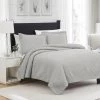RT Designers Collection Milla 3pc Pinsonic Premium Quality All Season Quilt Set For Revitalize Bedroom King Silver -Bedding Store 94fefbf0372948b08188a07edcbeb73e