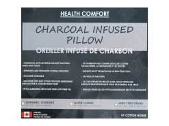 Cotton House - Charcoal Infused Pillow, Hypoallergenic, Queen Size -Bedding Store 95763aeea6e44aa8ad90517546c3942f