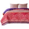 Dora 3 Piece Bohemian, Medallion, Paisley-Benzara -Bedding Store 9d05ba6e390b42939a5394f5b7ccc21a