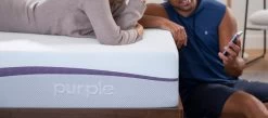 Purple® Essential Purple® Grid Technology Medium Firm Smooth Top Split King Mattress In A Box -Bedding Store a2f35916 dd75 4efe a555 dbe2181e9437