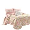 Watercolor Rose Paris Glitter Reversible Quilt 5Pc Set -Bedding Store af6332c074694bc58fd8315fffe4a83a