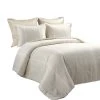 Farmhouse Drew Stripe Silver-Infused Antimicrobial Comforter 5-Pc Set