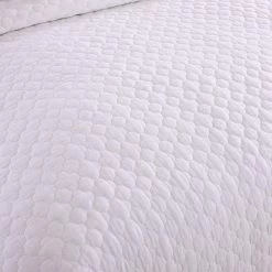 MarCielo White Cotton Quilt Set Bedspread Coverlet B34 -Bedding Store b91edcbfa0ed44909b4d29ba30cd4849